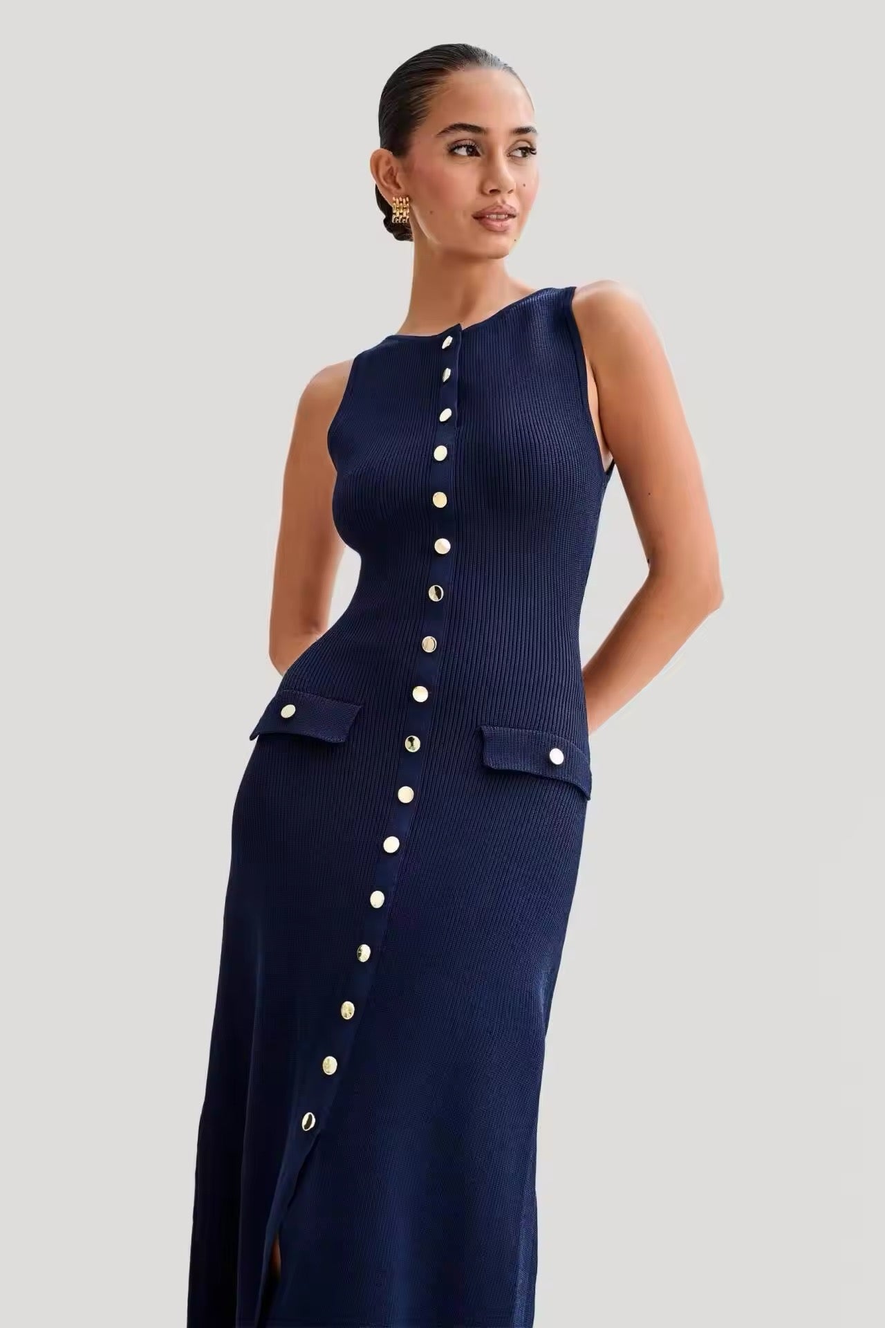 ROBE LONGUE BOUTONNÉE
