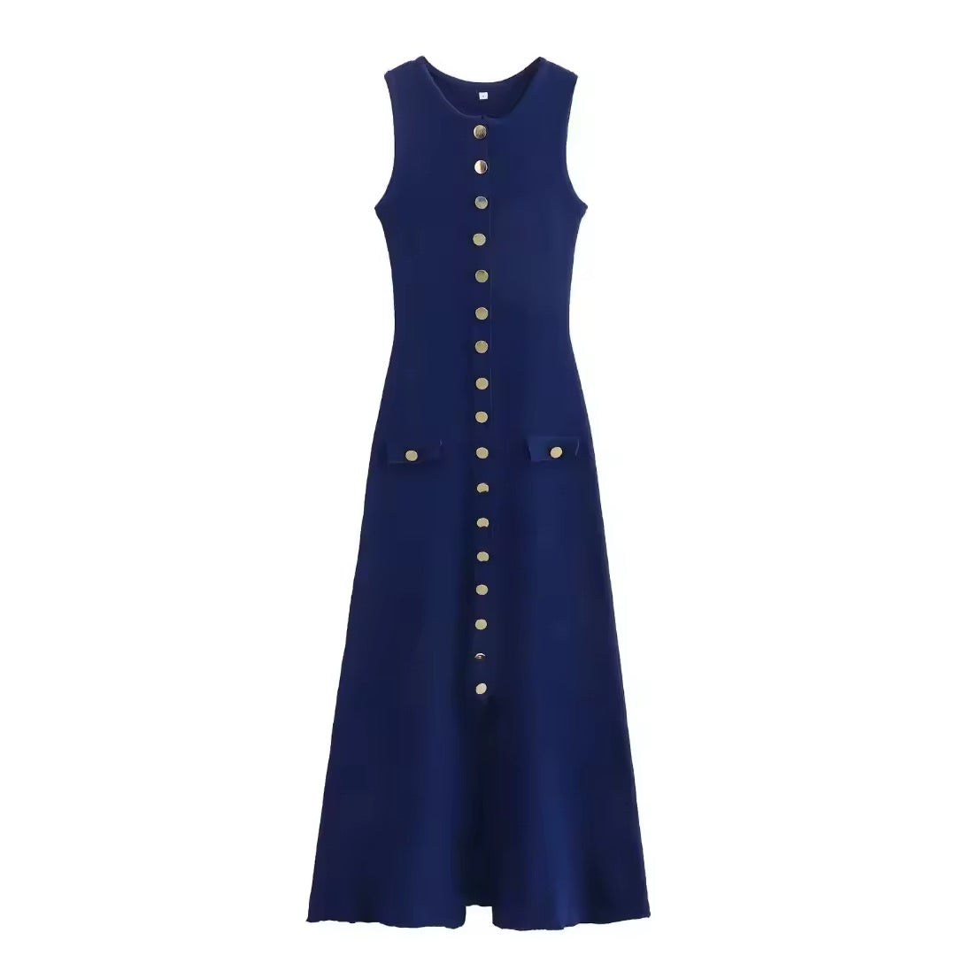 ROBE LONGUE BOUTONNÉE