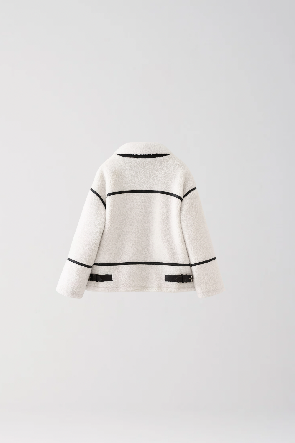 CAPPOTTO EFFETTO LANA GESSO