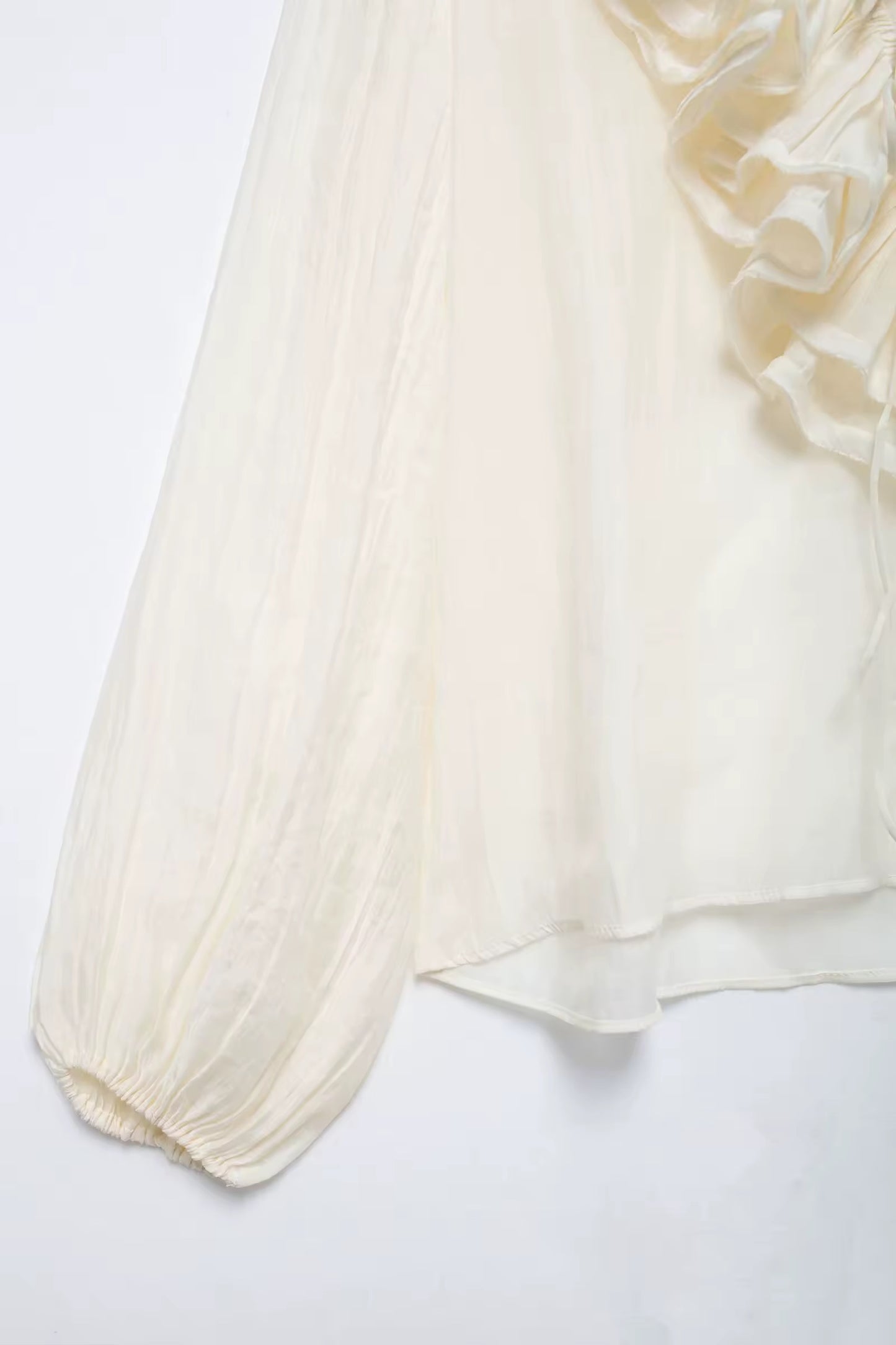 CHEMISE MOUSSELINE À VOLANTS