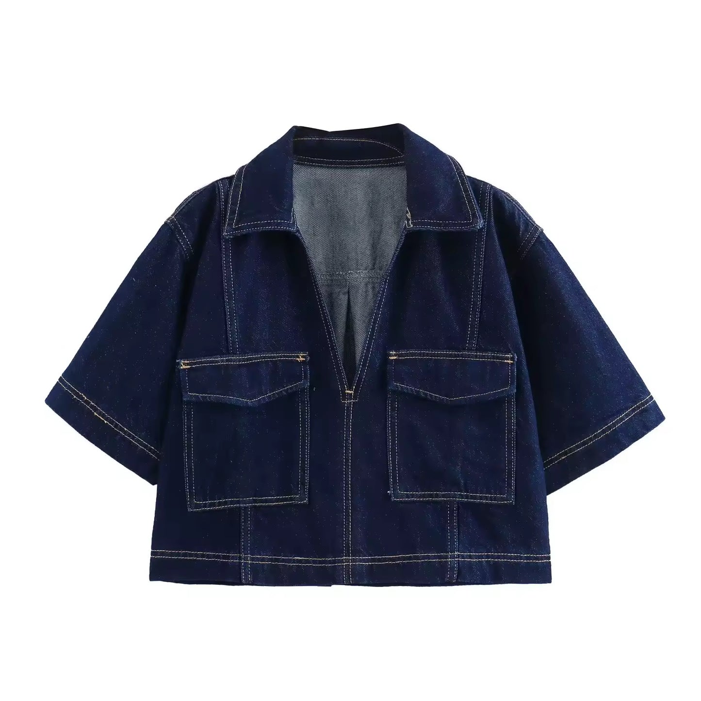 SET DI PANTALONCINI E CAMICIA IN DENIM