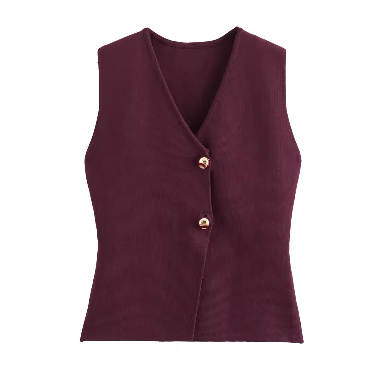 GILET SENZA MANICHE IN MAGLIA