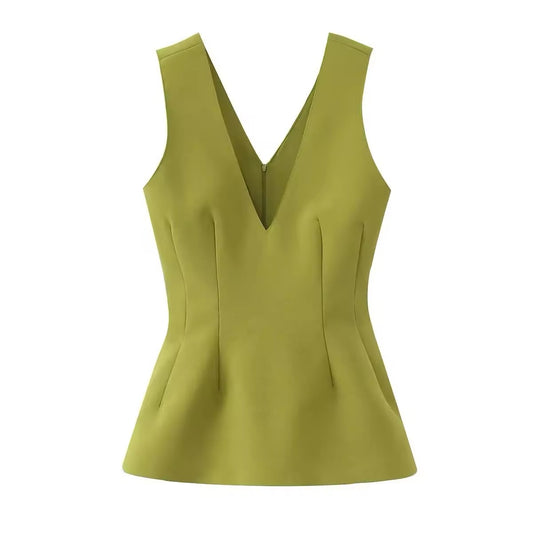 TOP DI MEDIA LUNGHEZZA CON SCOLLO A V