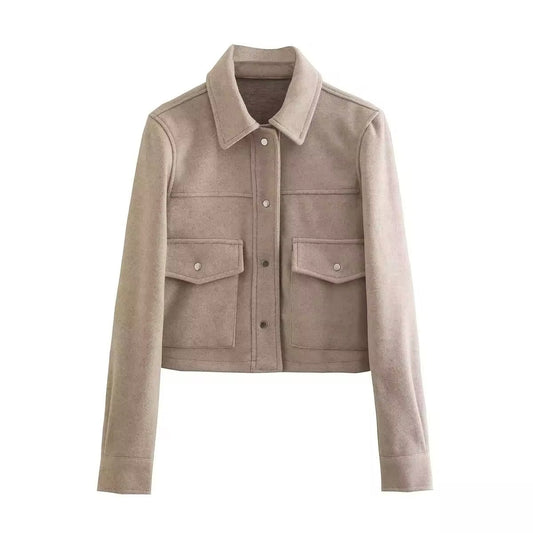VESTE EN SUÉDINE