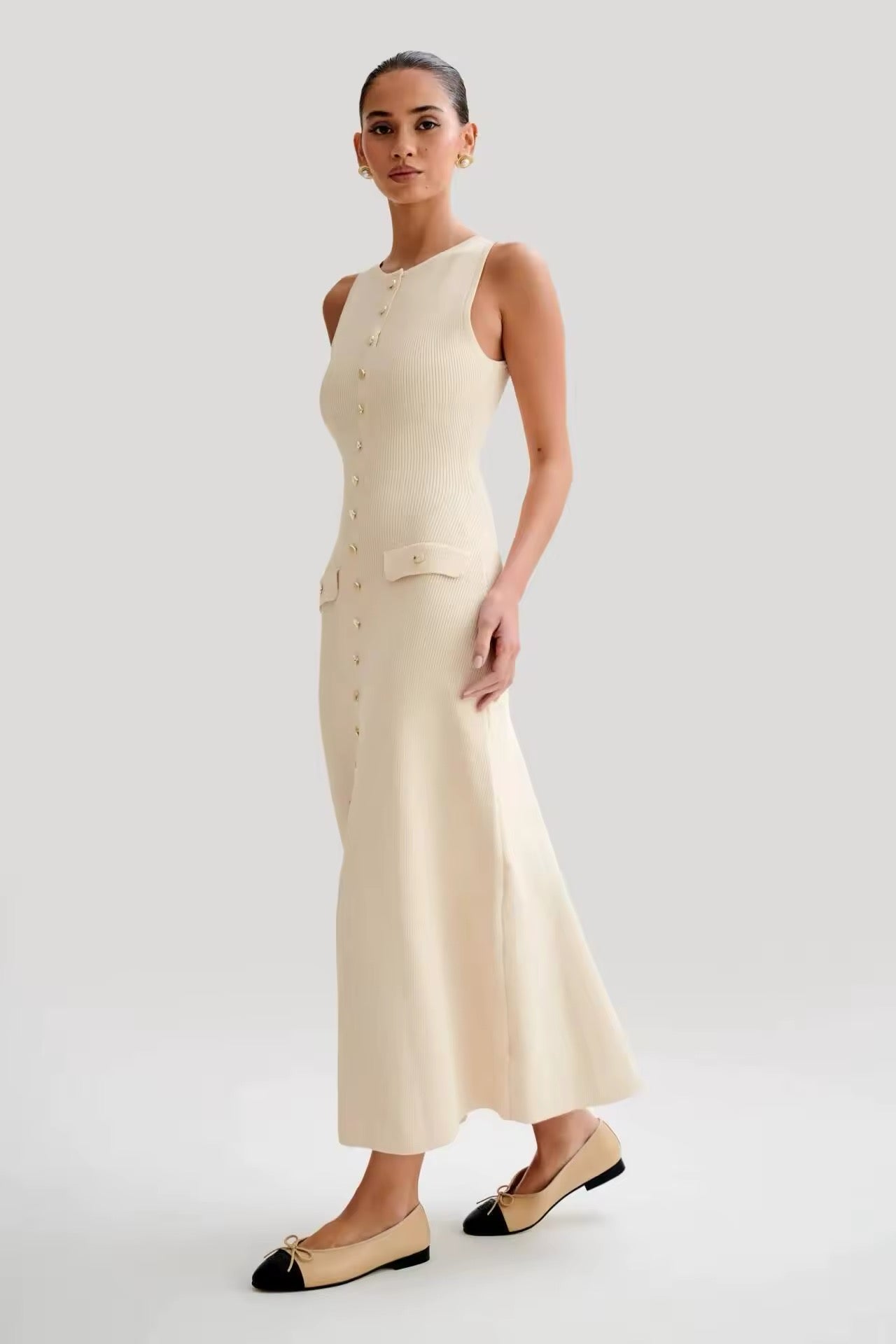 ROBE LONGUE BOUTONNÉE