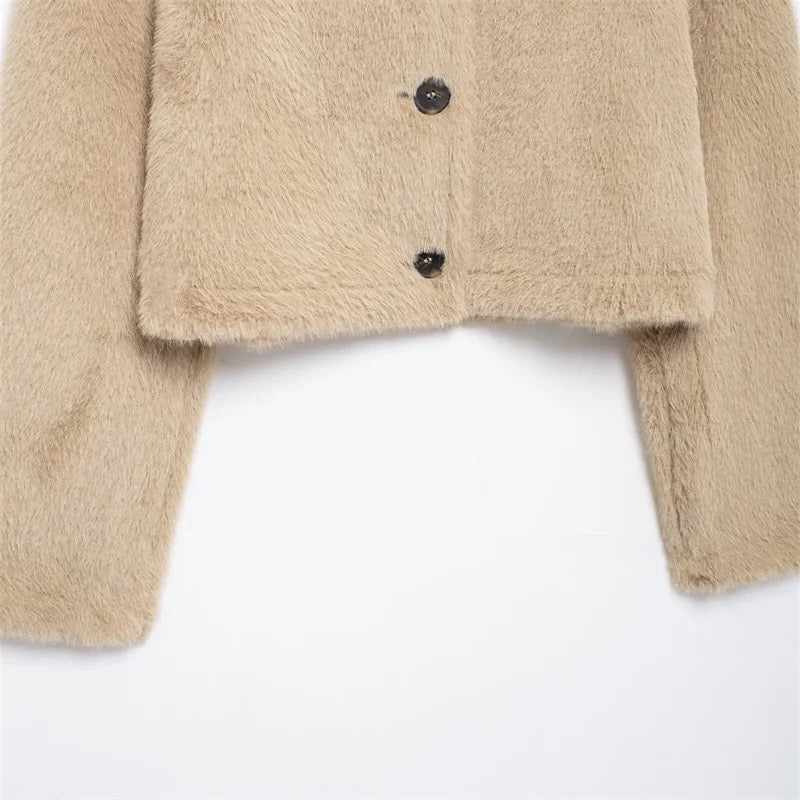 Fur effect jacket • Women