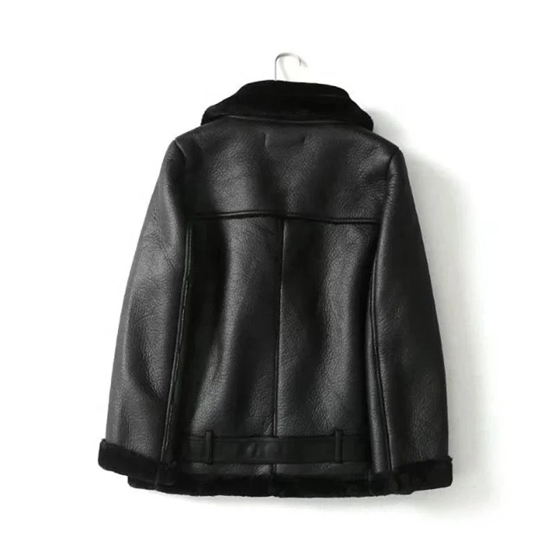 Faux leather jacket • Women