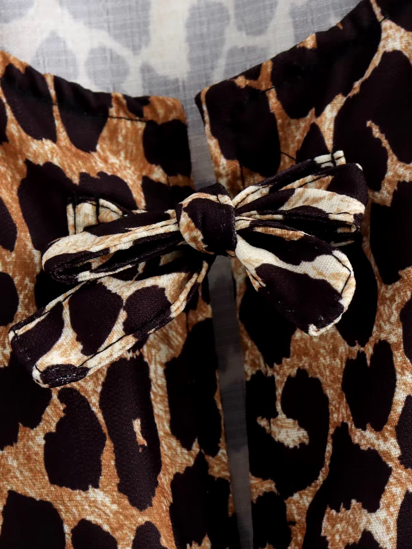 BLOUSE IMPRIMÉE LÉOPARD