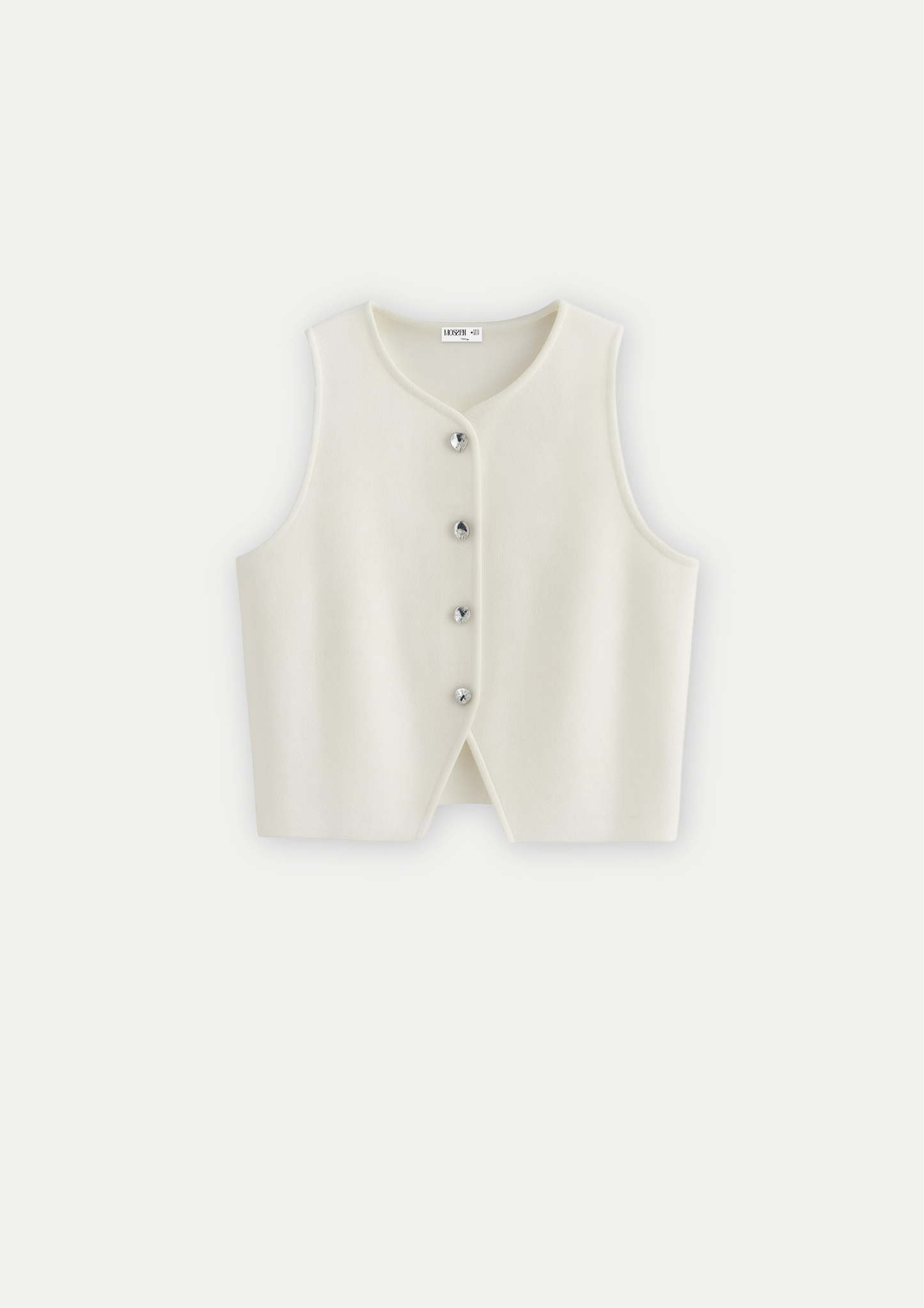 GILET IN MAGLIA CON BOTTONI
