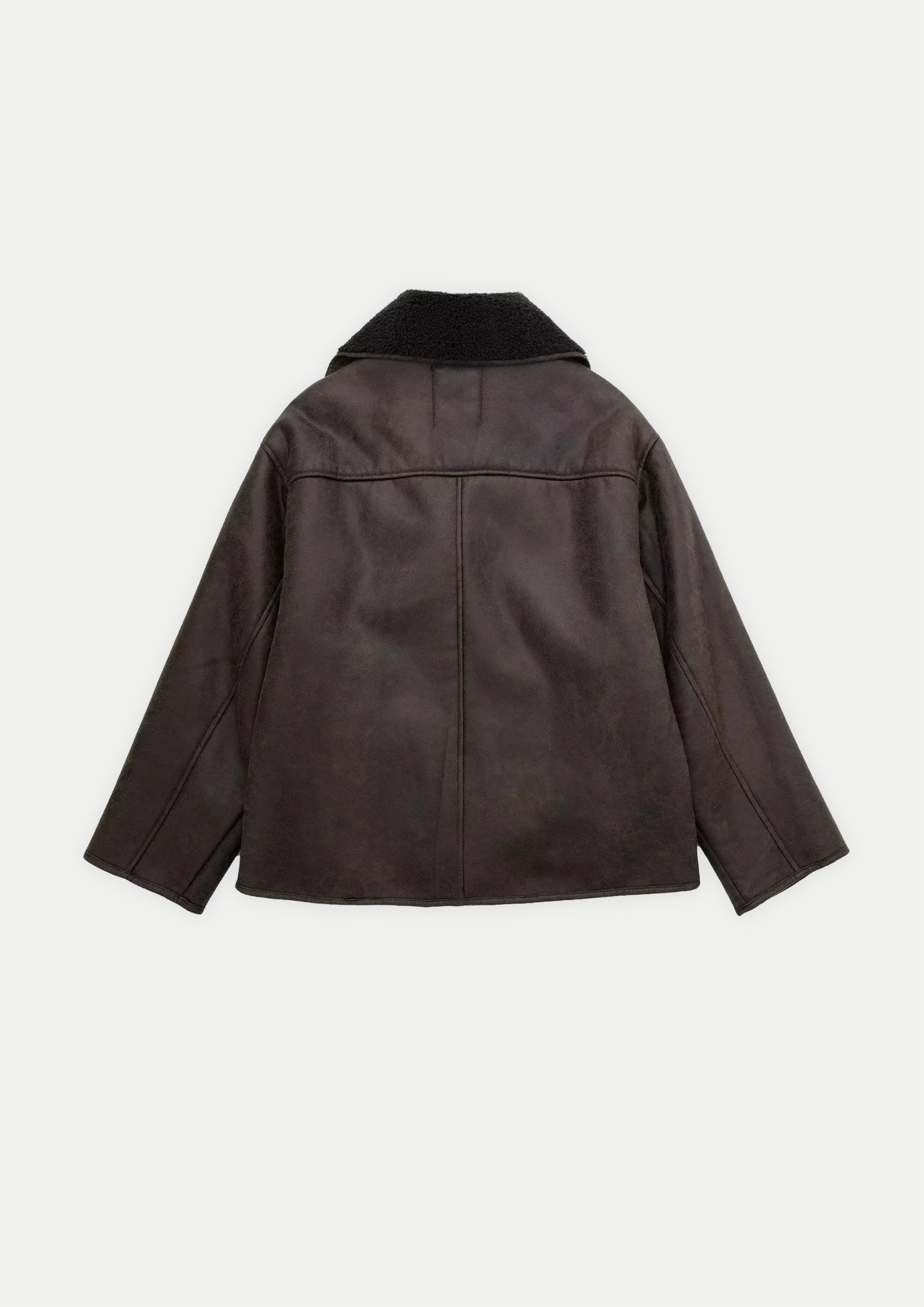 Giacca in pelle PU vintage • Donna