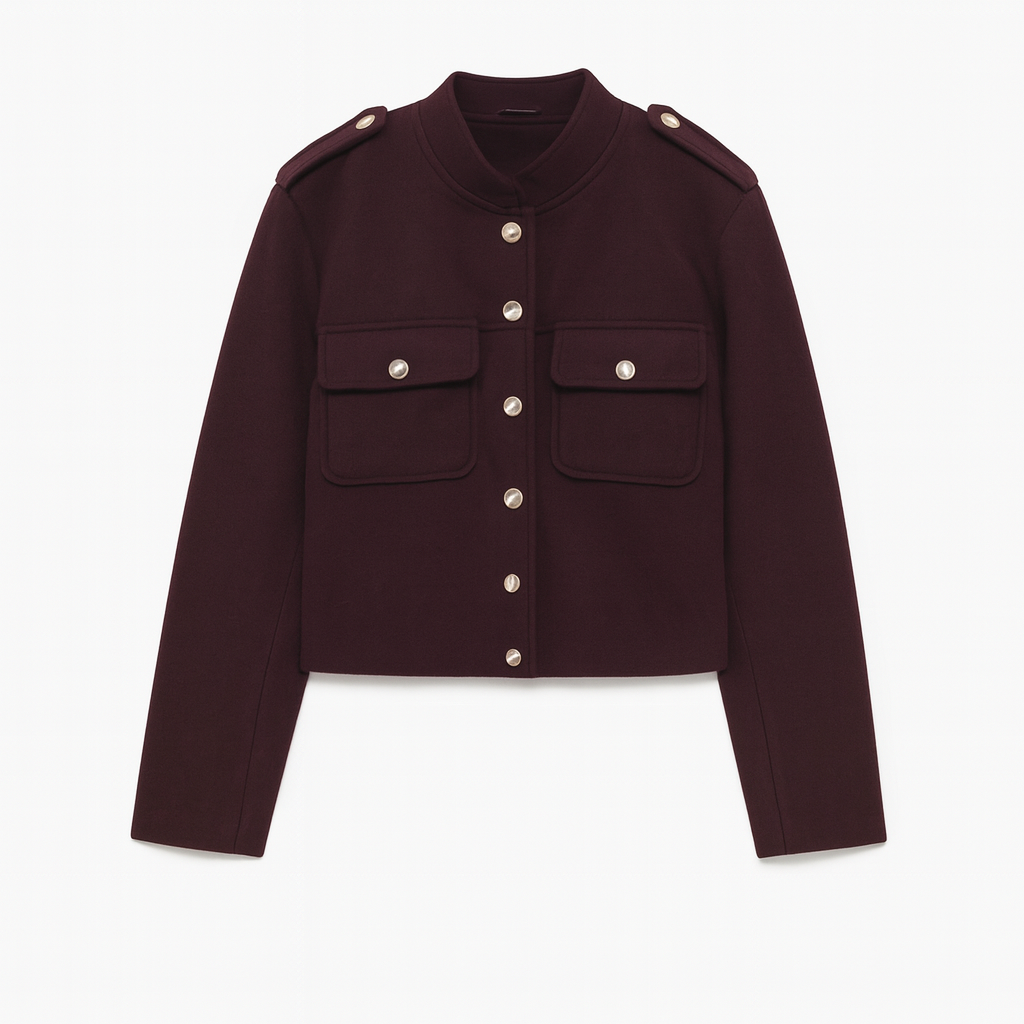 Gold Buttoned Jacket • Women