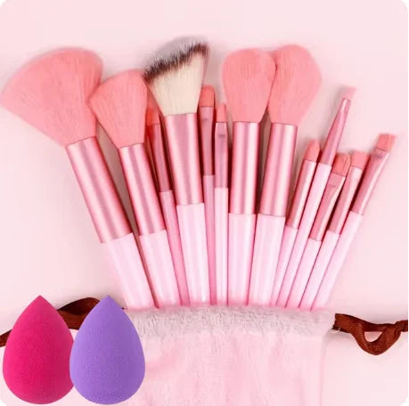 Set di 13 pennelli professionali per trucco 