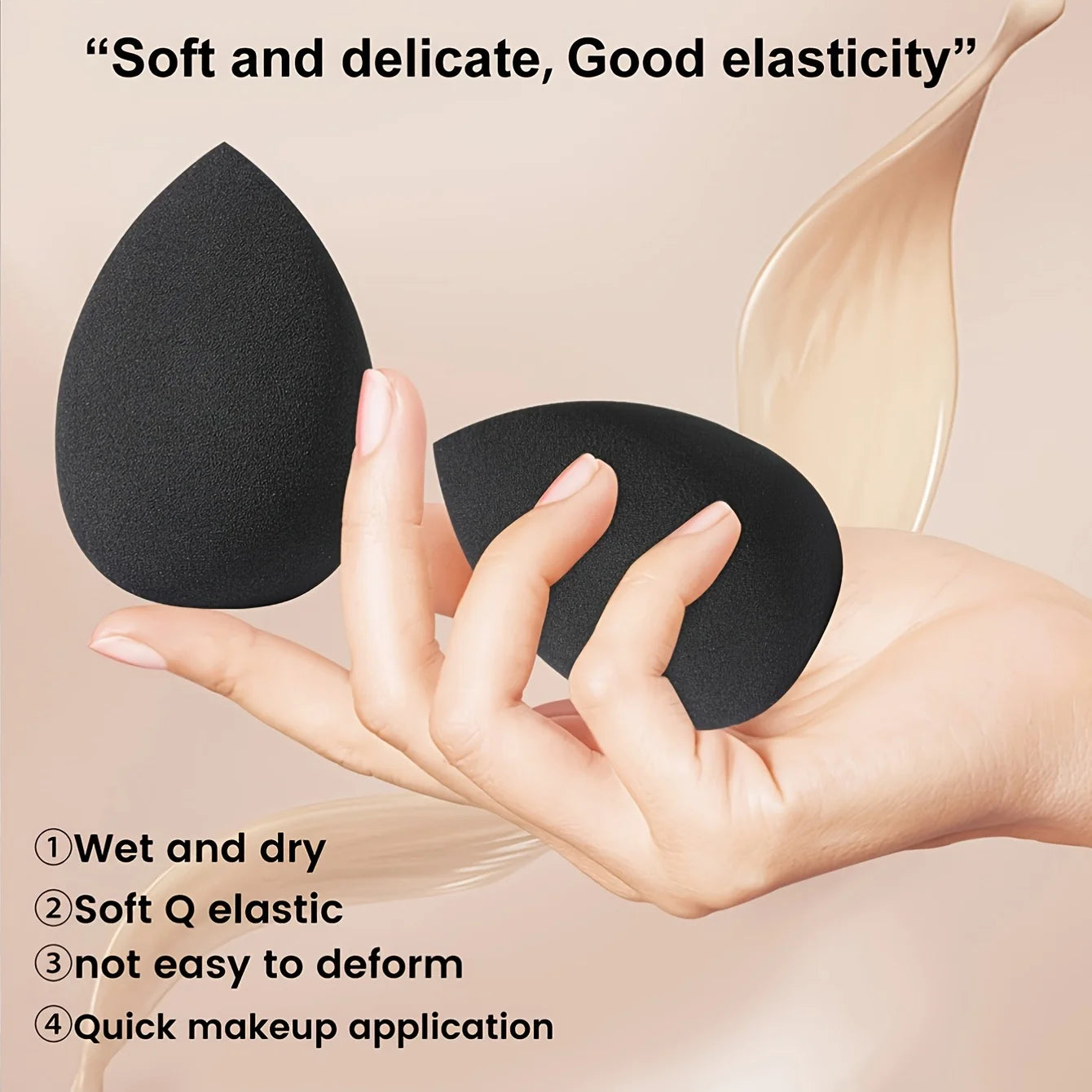 Set of 12 Makeup Sponges – Zero Flaw Complexion
